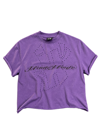 DEAD FLOWER CROPPED TEE