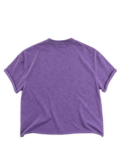 DEAD FLOWER CROPPED TEE