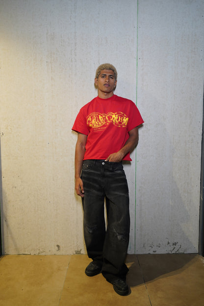 GRIM MARK CROPPED TEE