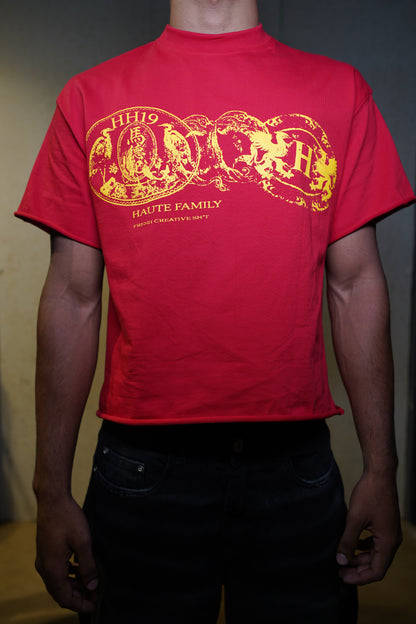 GRIM MARK CROPPED TEE