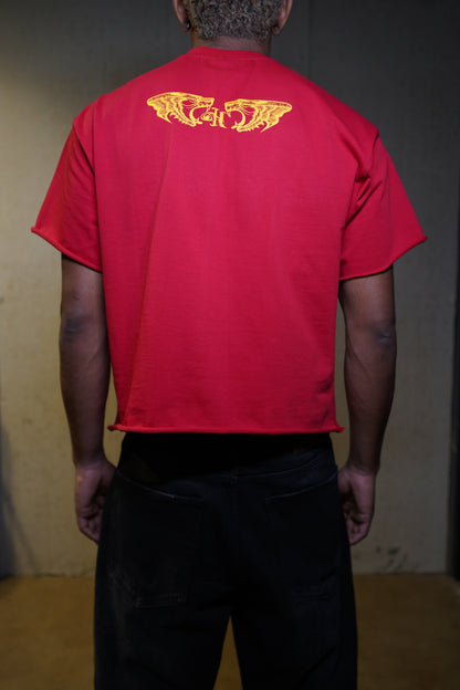 GRIM MARK CROPPED TEE