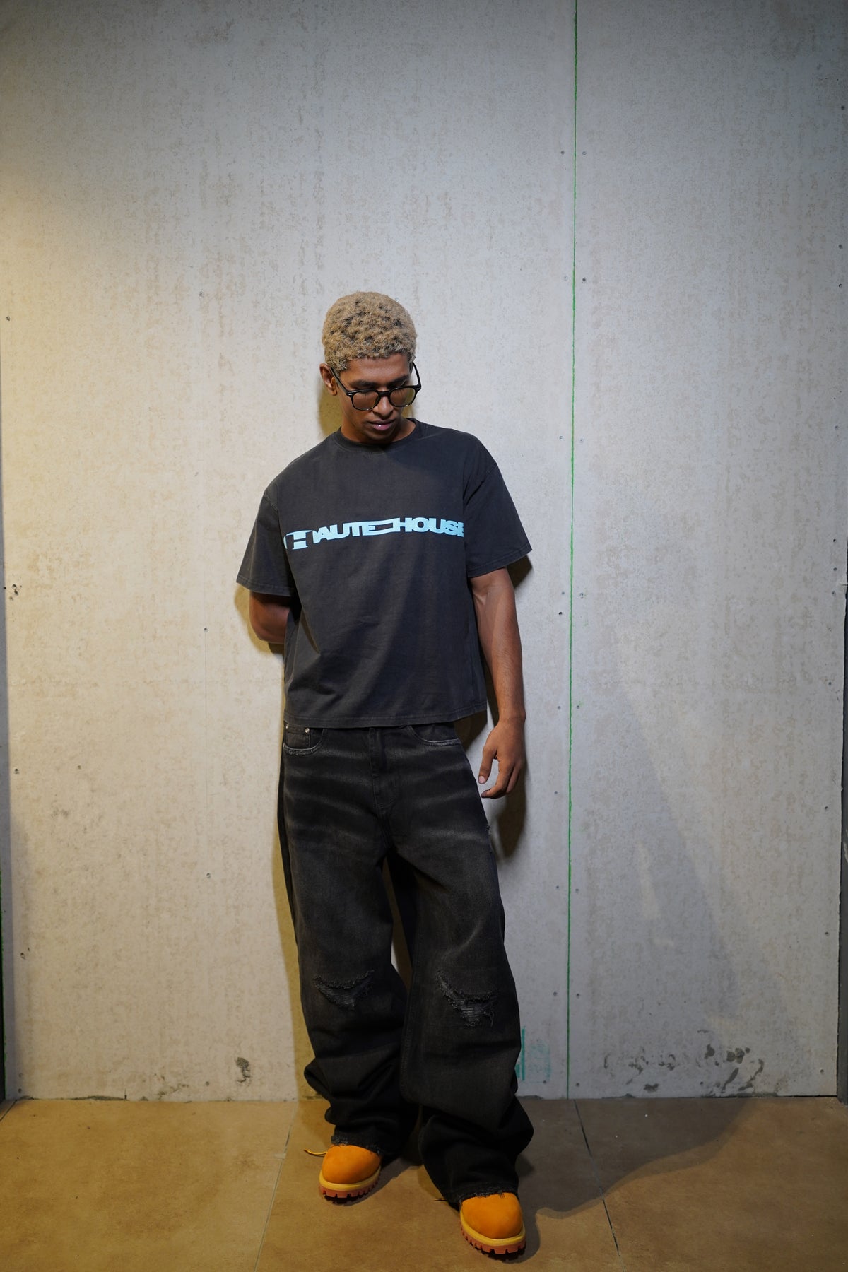 TRUST FALL ACID WASH TEE